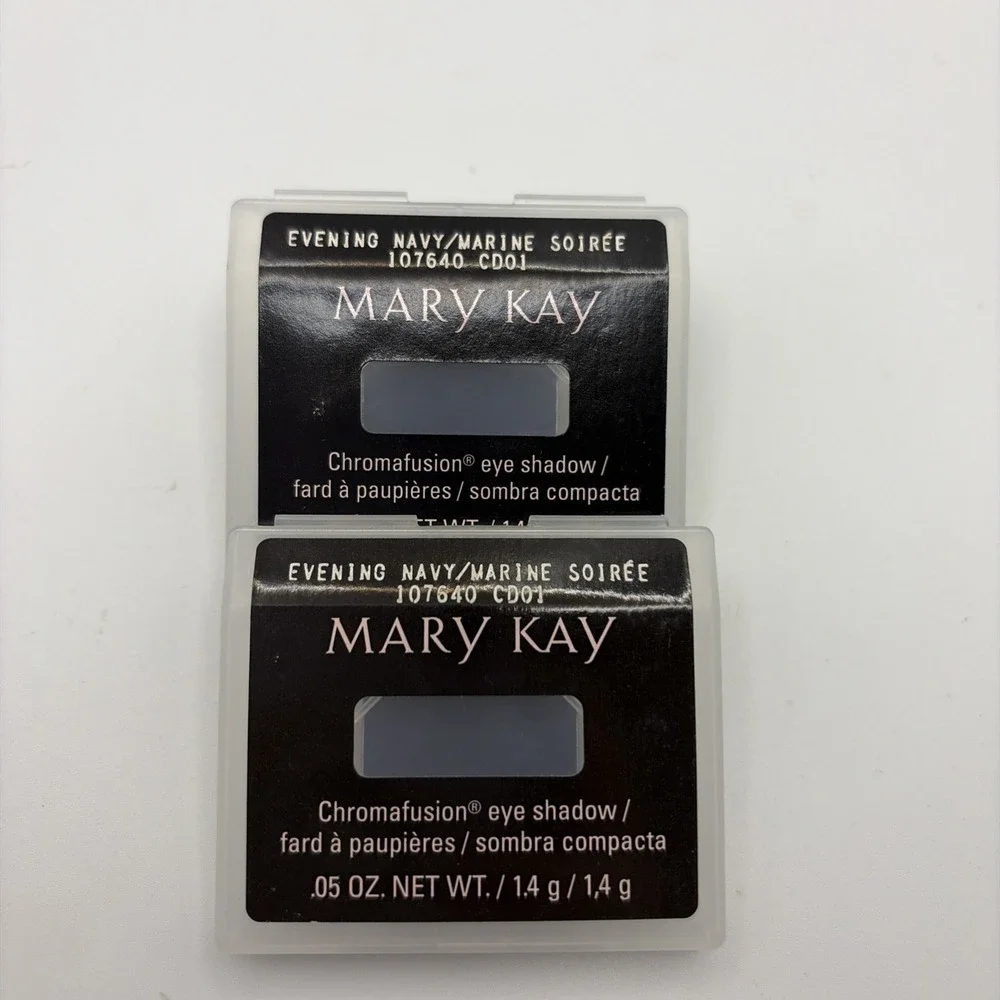 Mary Kay CHROMAFUSION EYE SHADOW 0.05 Oz Evening Navy 107640 Lot Of‎ 2 New